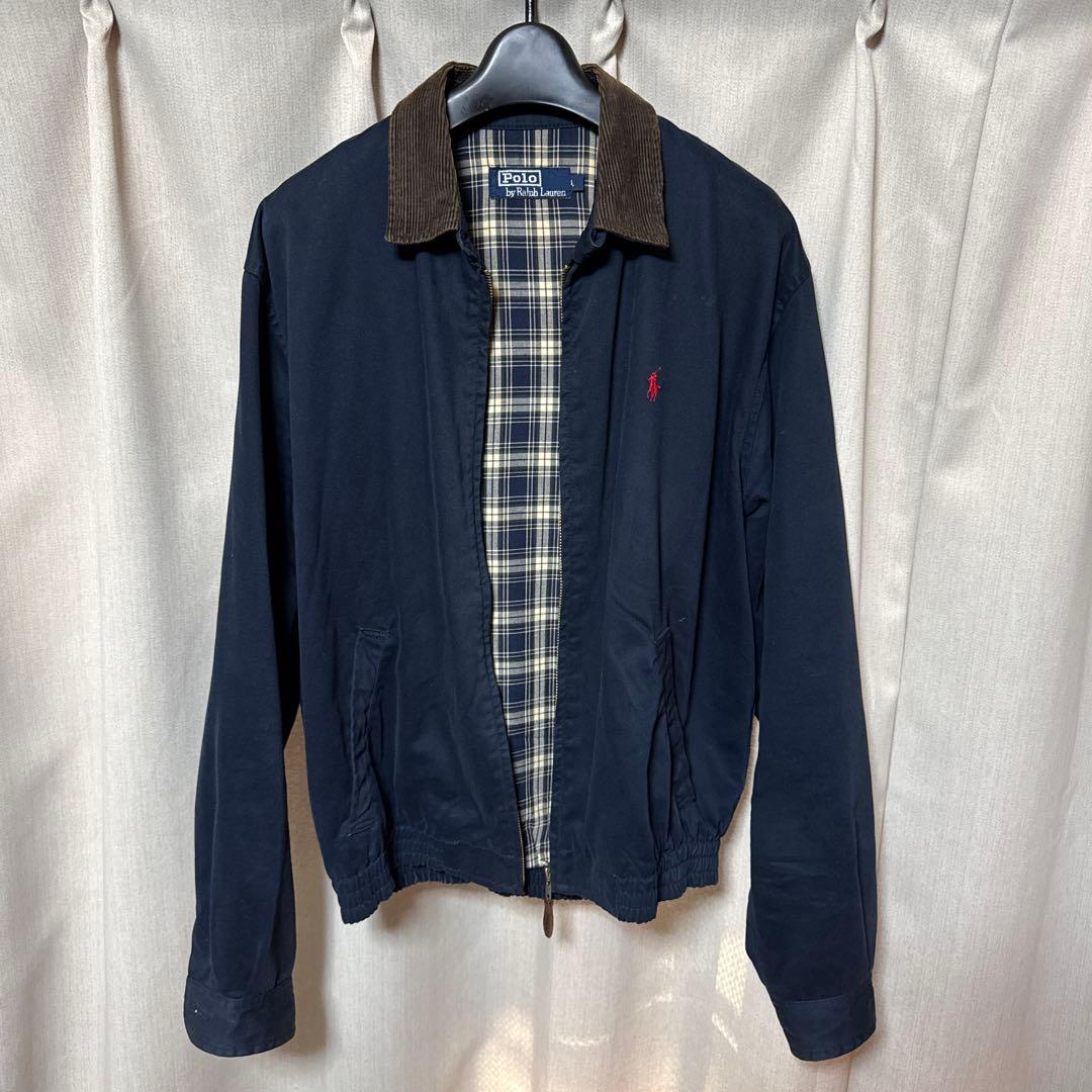 ラルフローレン スイングトップ 襟コーデュロイ