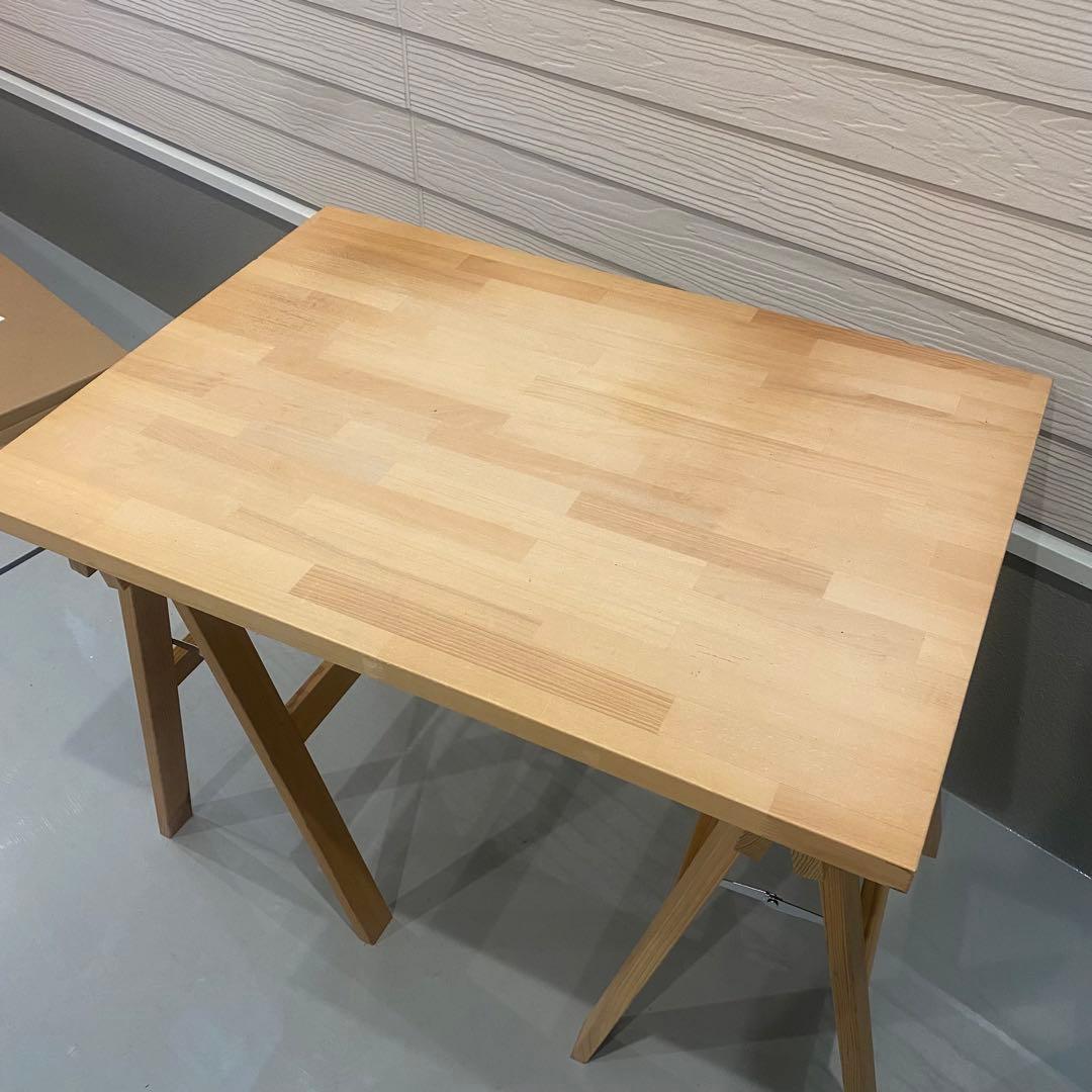 木製折りたたみデスク