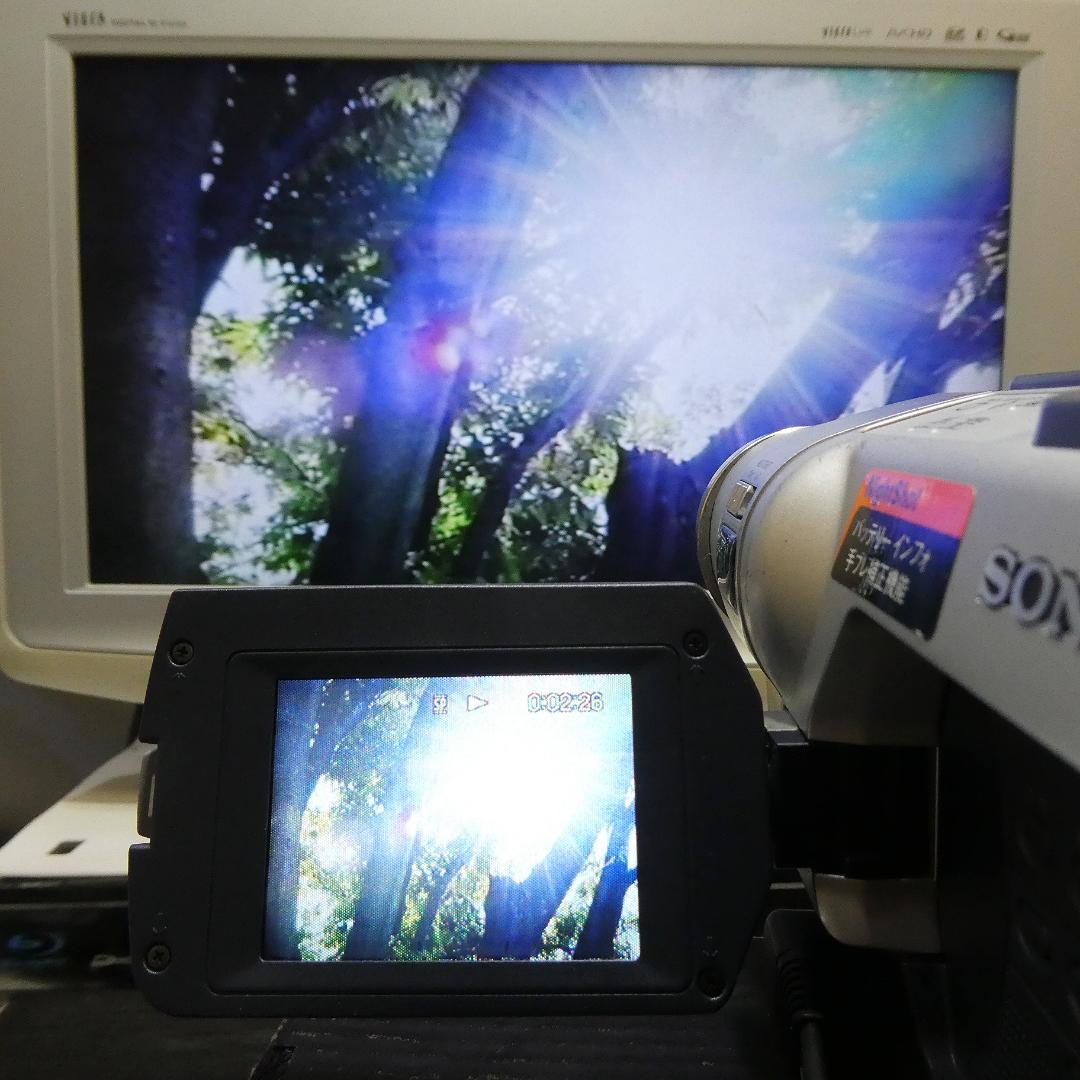 動作良好 Hi8ソニー CCD-TRV106 8ミリビデオカメラ DVD化に最適