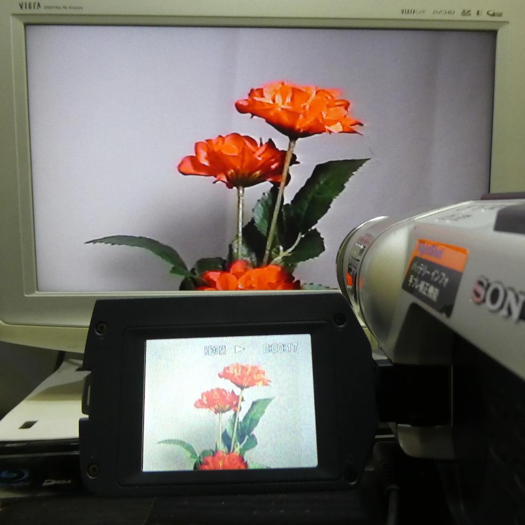 動作良好 Hi8ソニー CCD-TRV106 8ミリビデオカメラ DVD化に最適