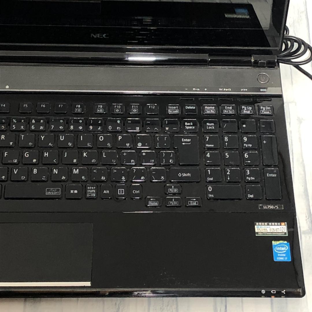 NEC ノートパソコン本体 Core i7/SSD500GB/8GB搭載