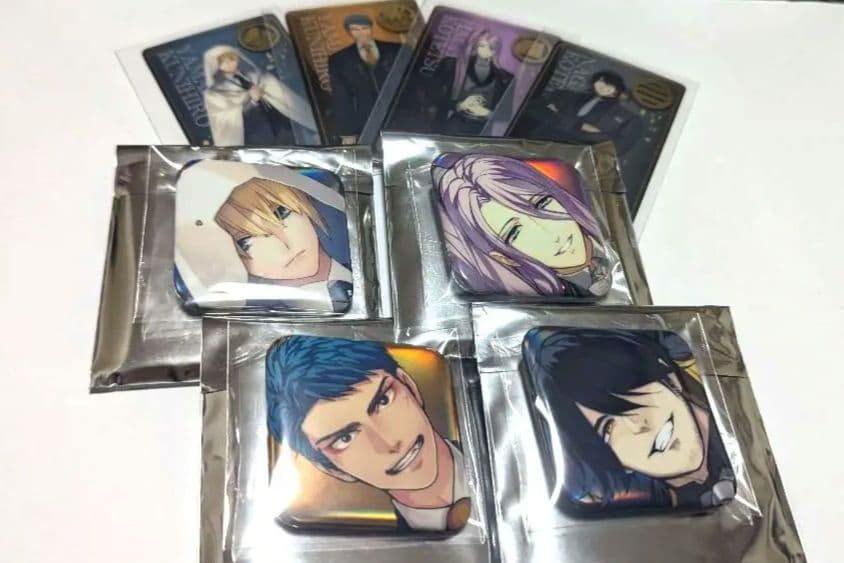 刀剣乱舞 大本丸博 缶バッジとクリアカードセット