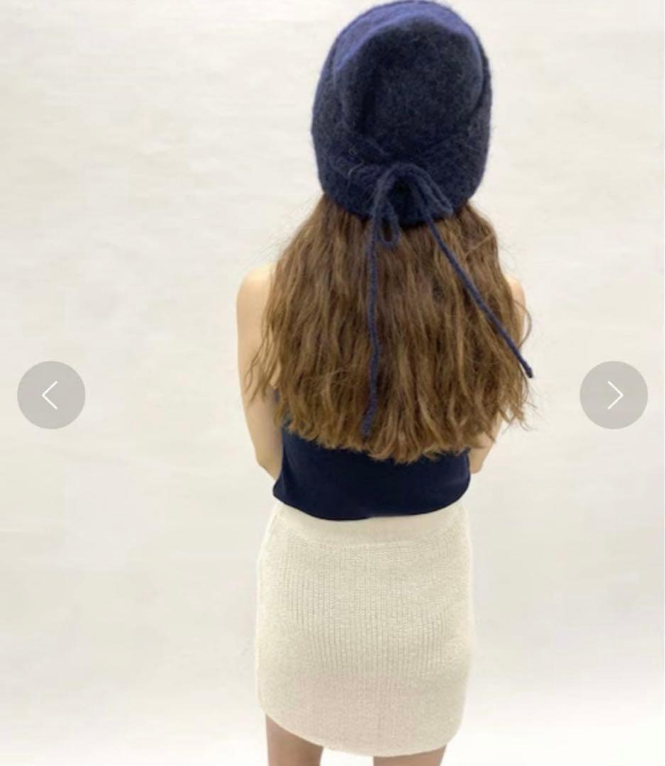 EDIT FOR LULU アルパカミックスシャギーニットキャップ