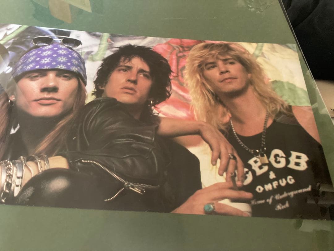 激レア　Guns N' Roses プロモポスター　ガンズアンドローゼズ　axl