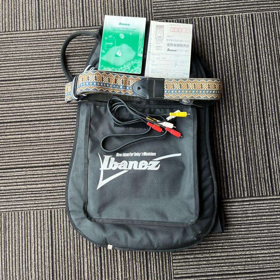 Ibanez Sシリーズ エレキギター S540FM カスタムメイド ブラック