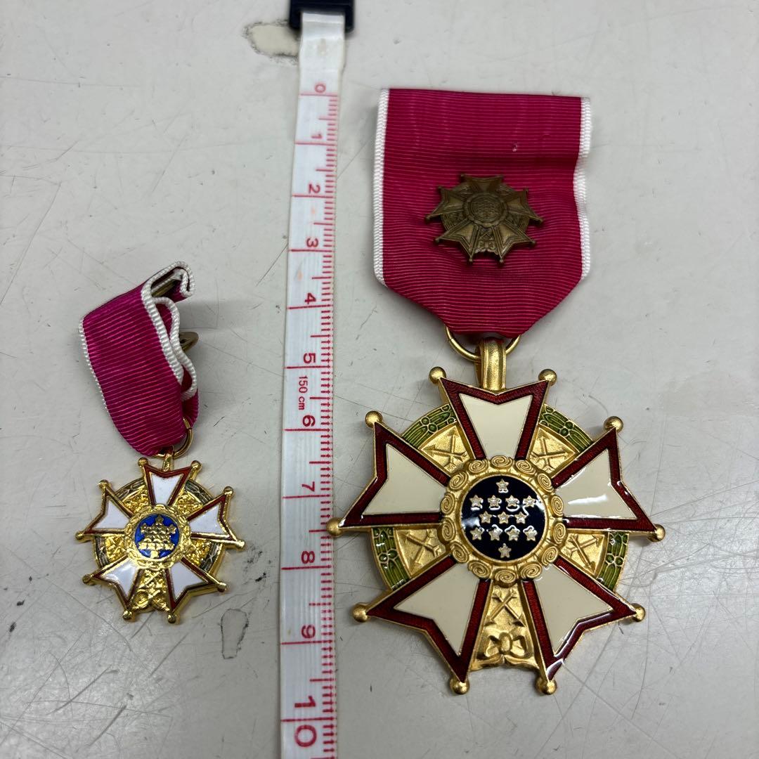 N9648 米軍 勲章 ミニ勲章 レジオン・オブ・メリット オフィサークラス