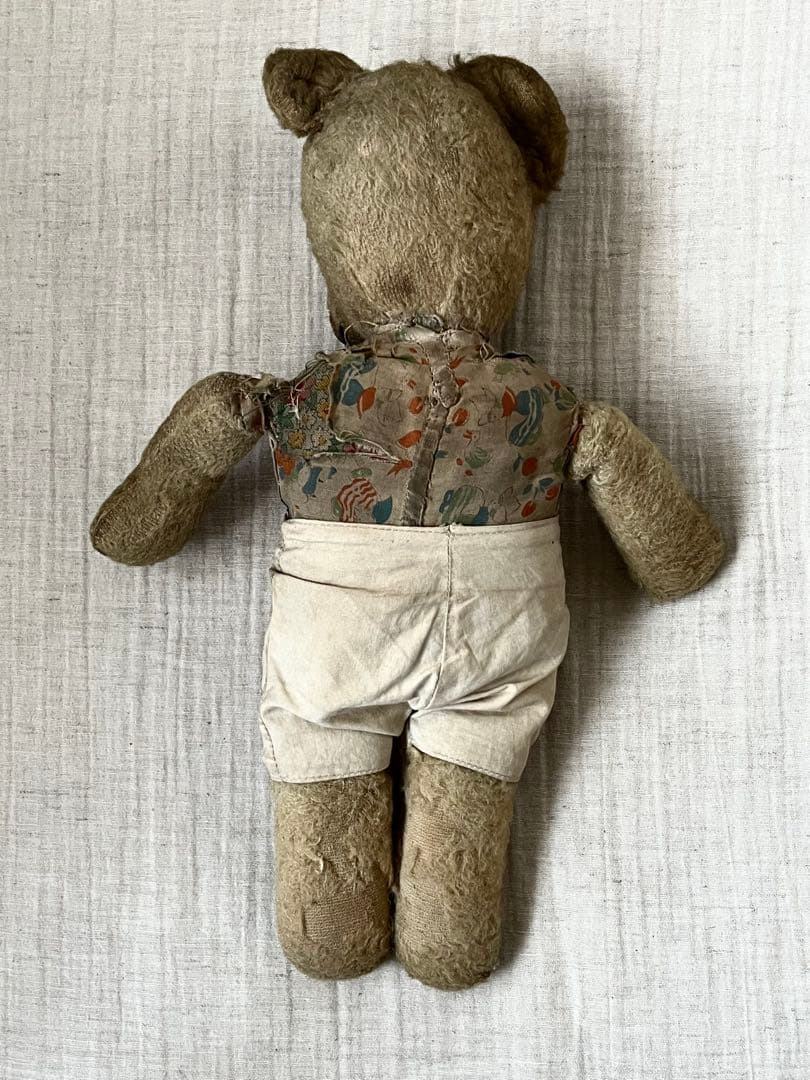 アンティークヴィンテージ修理修復ハンドメイドドールテディベア ぬいぐるみセット