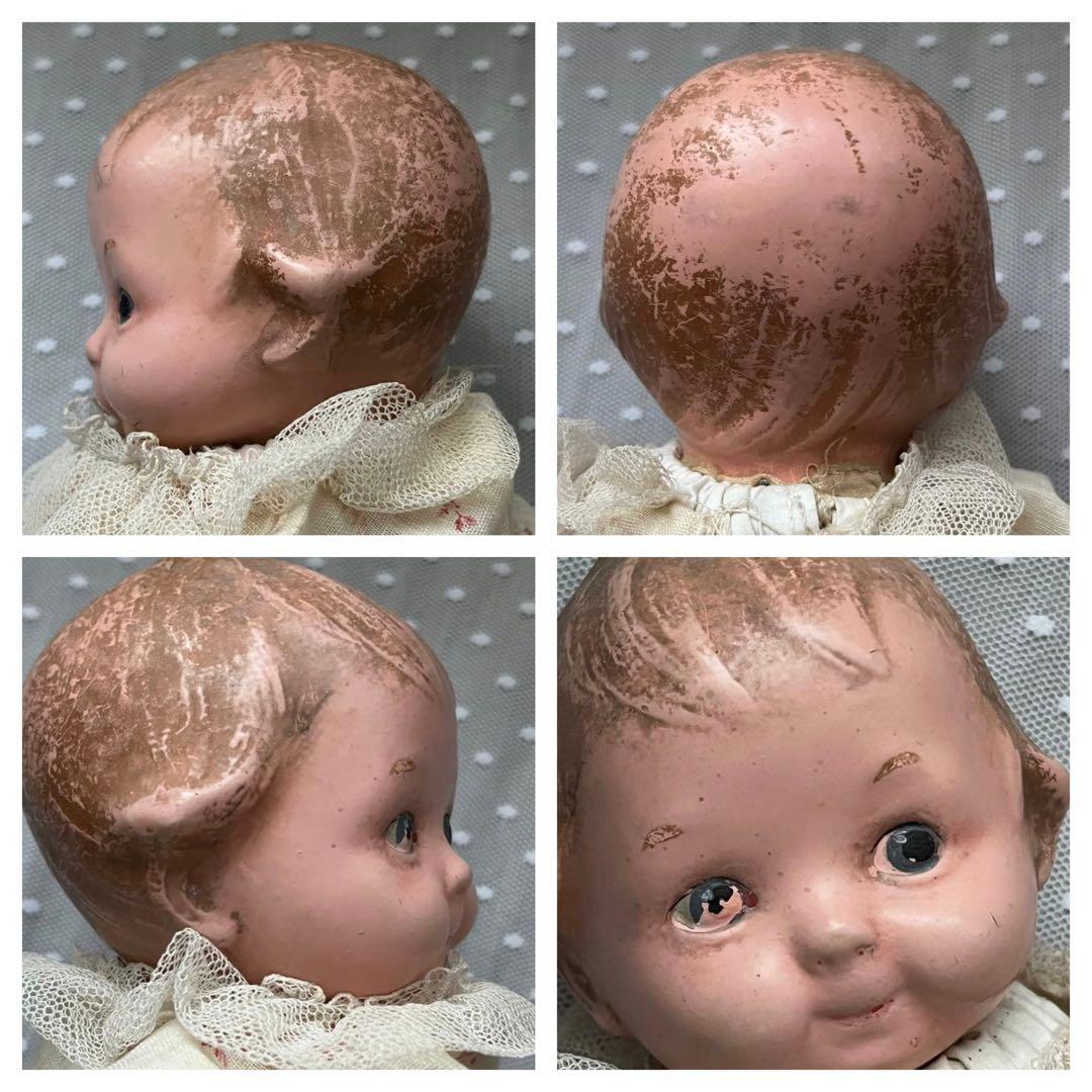 アンティークヴィンテージ修理修復ハンドメイドドールテディベア ぬいぐるみセット