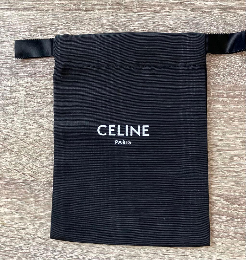 美品　CELINE ブラック 三つ折り財布