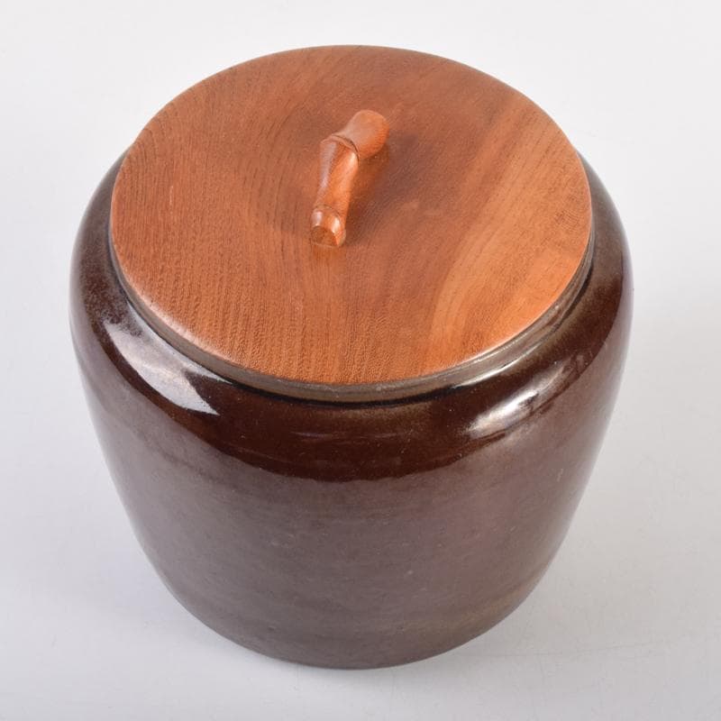 茶道具　瀬戸焼　古瀬戸　水指　時代箱付　V　6950