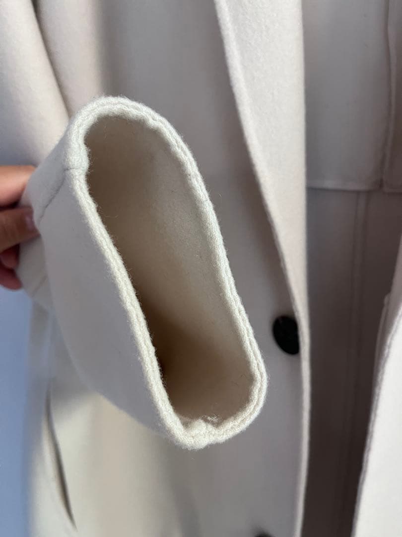 GALERIE VIE アイボリー チェスターコート