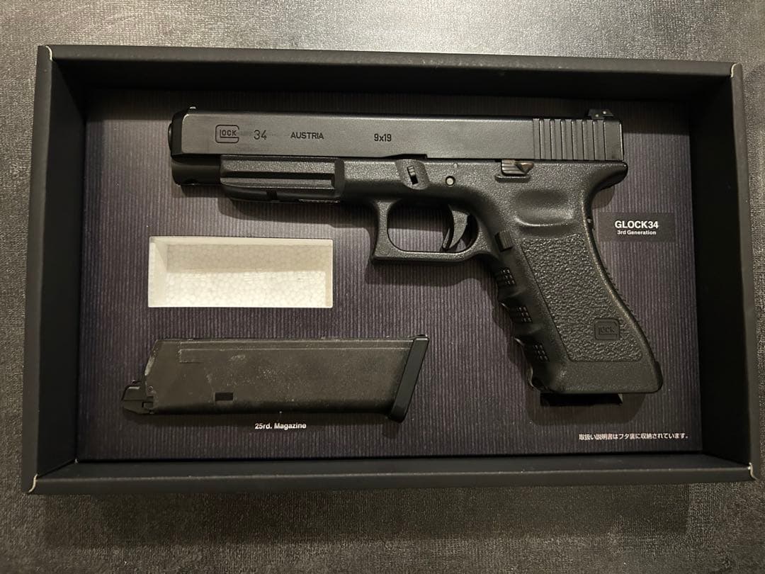 【美品】東京マルイ GLOCK34 ガスブローバック ◆ 箱付き・動作良好 ◆