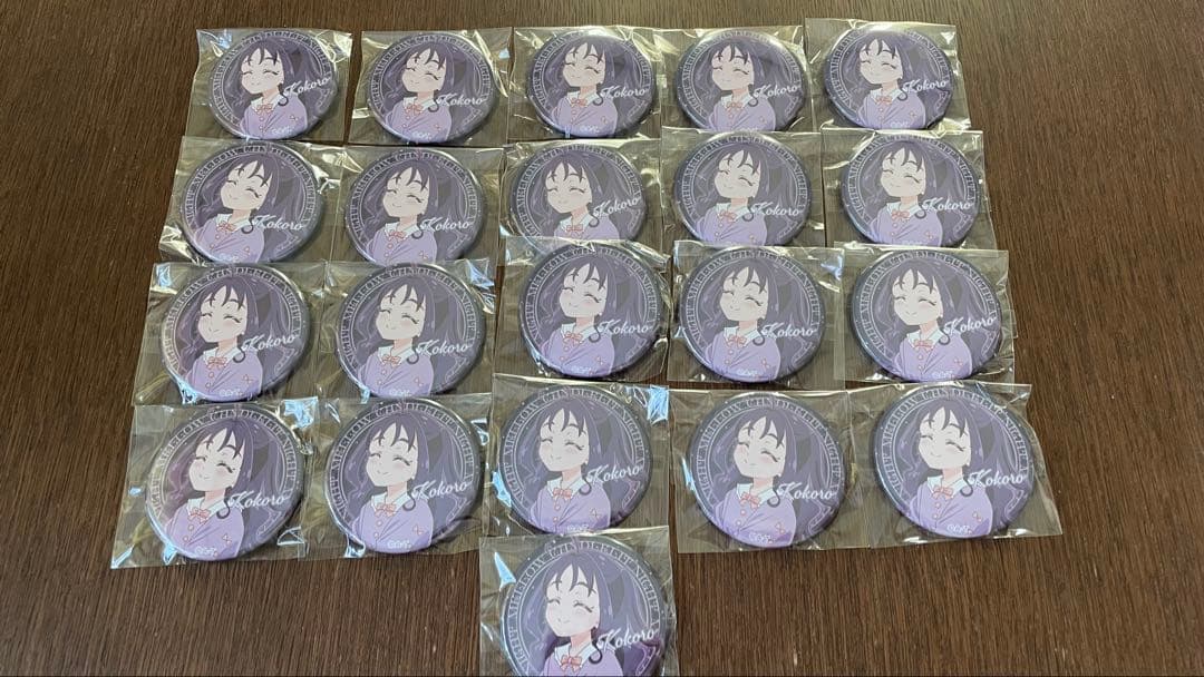 キミプリ 紫雨こころ Mellow Candlelit Night 缶バッジ