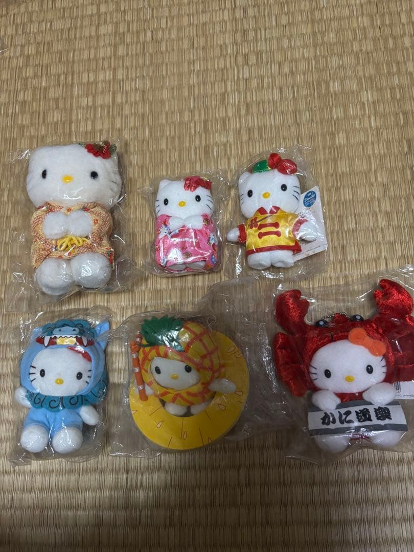 ハローキティ 根付け ぬいぐるみ79点セット売り