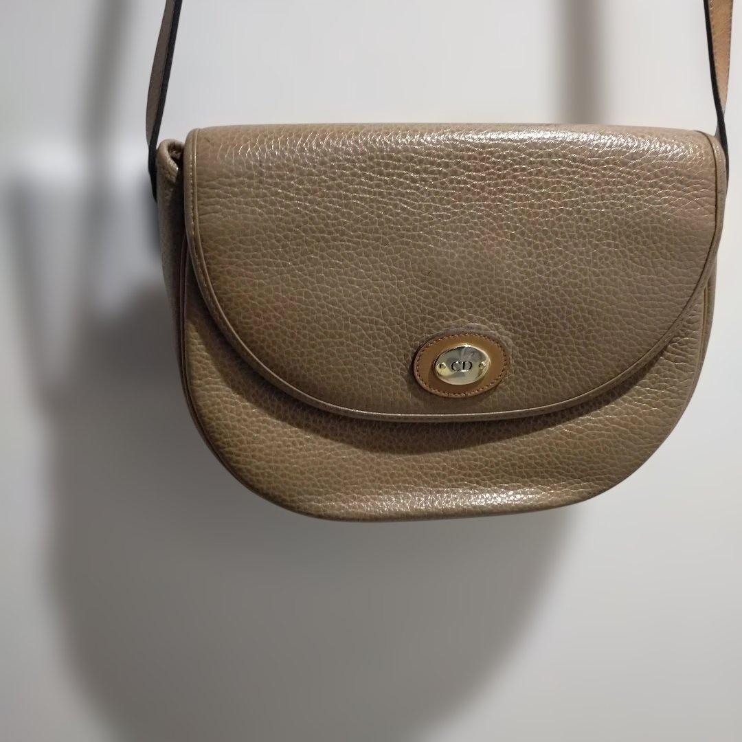 Christian Dior ブラウンショルダーバッグ
