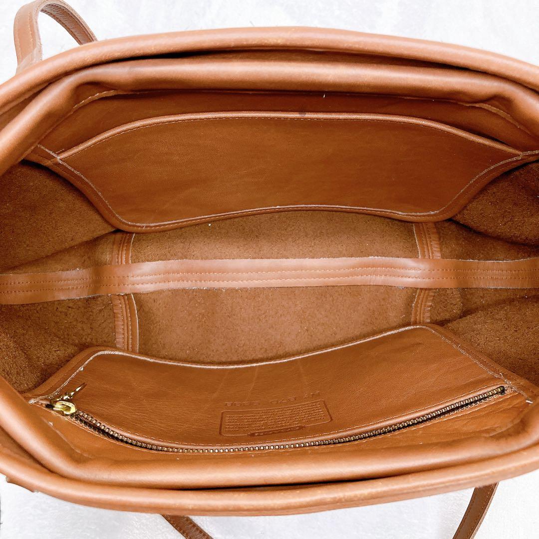 ✨美品✨COACH コーチ トートバッグ がま口 ブラウン 肩掛け レザー 革