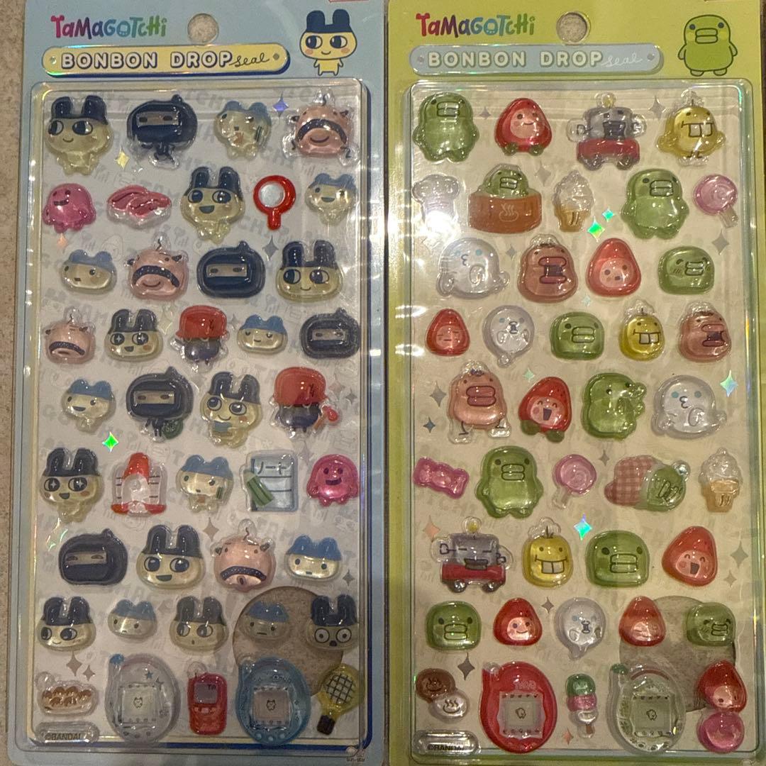 『正規品』たまごっちボンボンドロップシール　サンリオミニ全種　眼福12枚セット