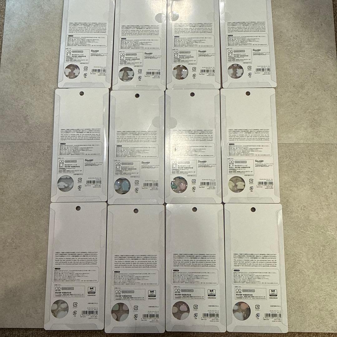 『正規品』たまごっちボンボンドロップシール　サンリオミニ全種　眼福12枚セット