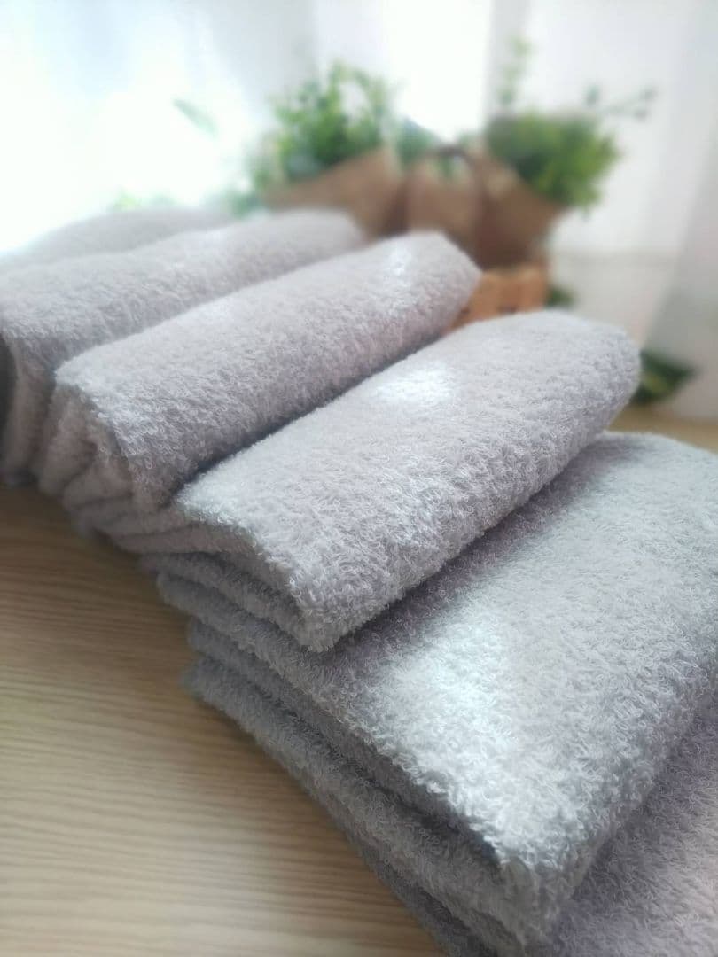 泉州タオル 高級綿シルバーグレーフェイスタオルセット20枚 タオル新品 まとめ