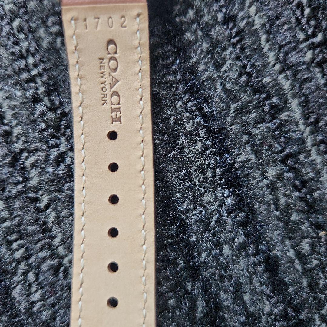 COACH New York レザーベルト 腕時計