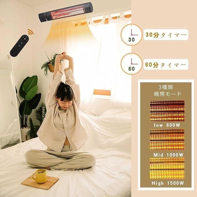 電気ストーブ ハロゲンヒーター 屋外ヒーター パティオヒーター 業務用ストーブ