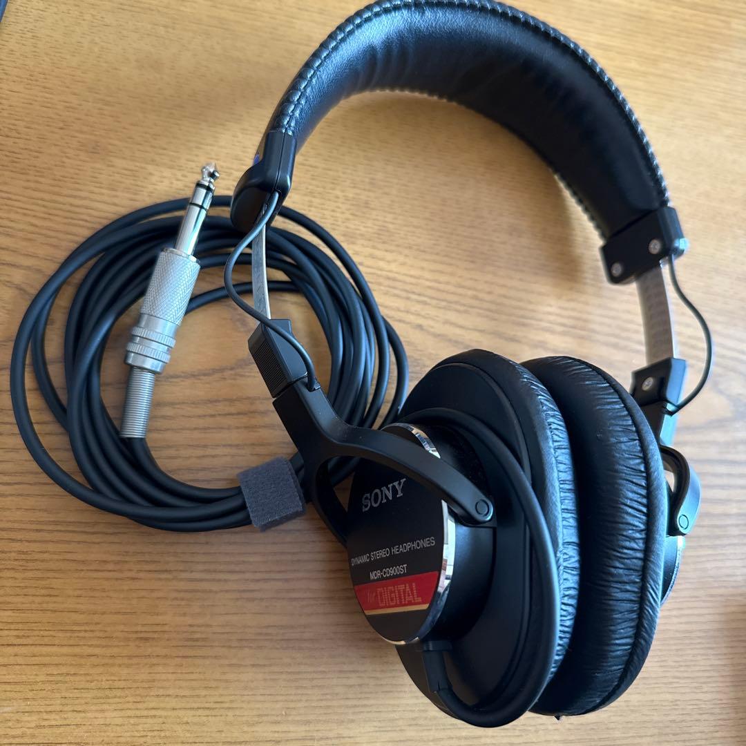 SONY MDR-CD900ST ヘッドホン 赤帯