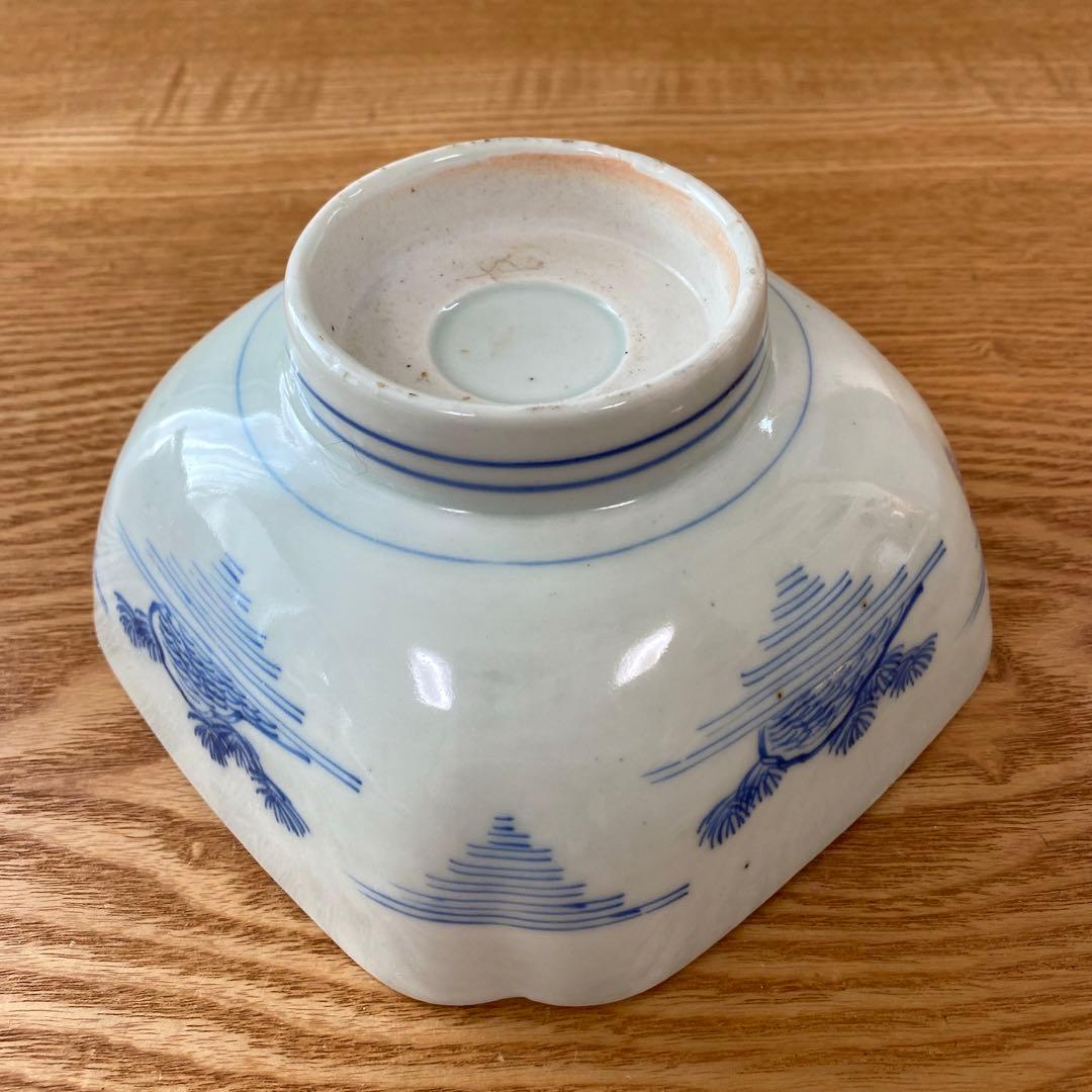 金魚絵図 四角鉢