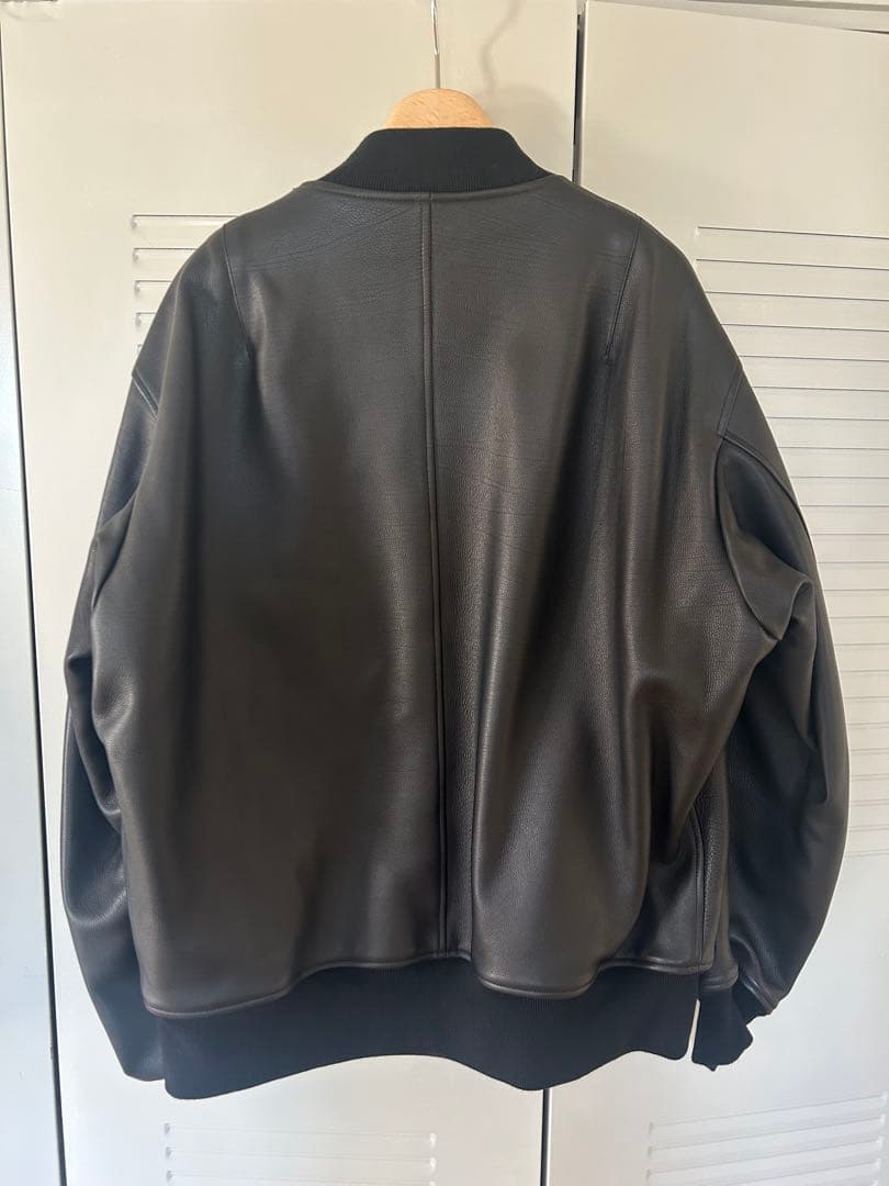 COMOLI 25SS カーフスキンジップブルゾン 2 美品　レザー　ジャケット