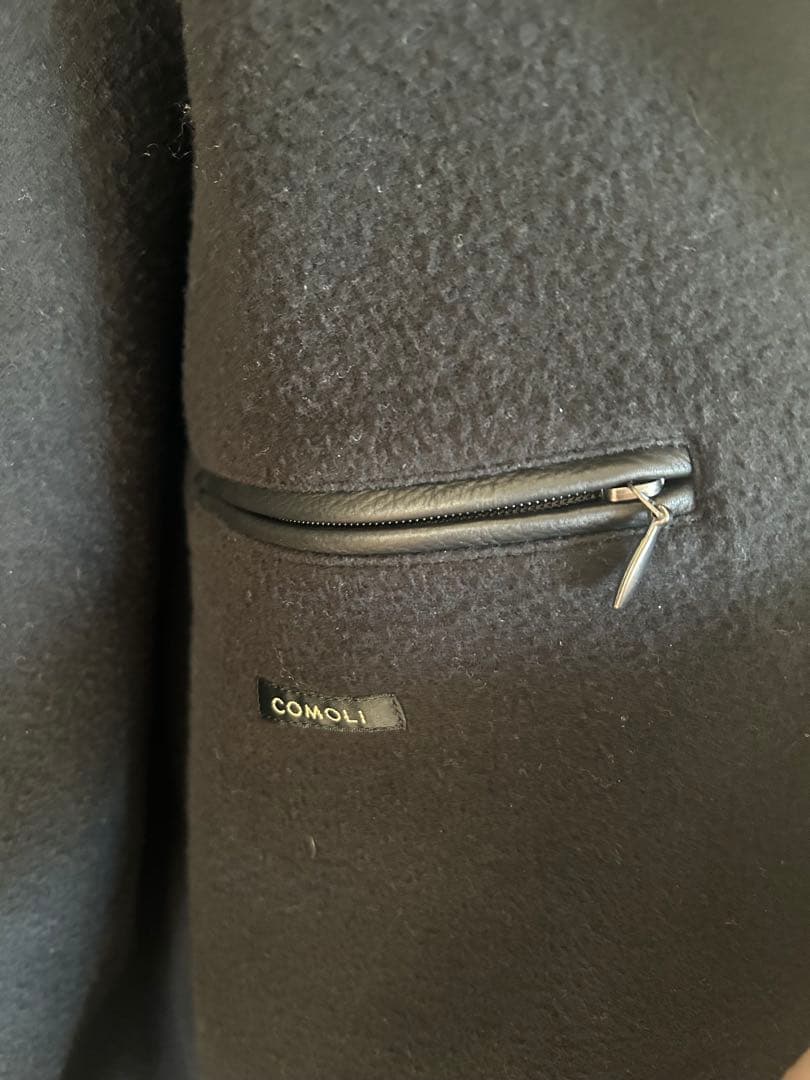 COMOLI 25SS カーフスキンジップブルゾン 2 美品　レザー　ジャケット