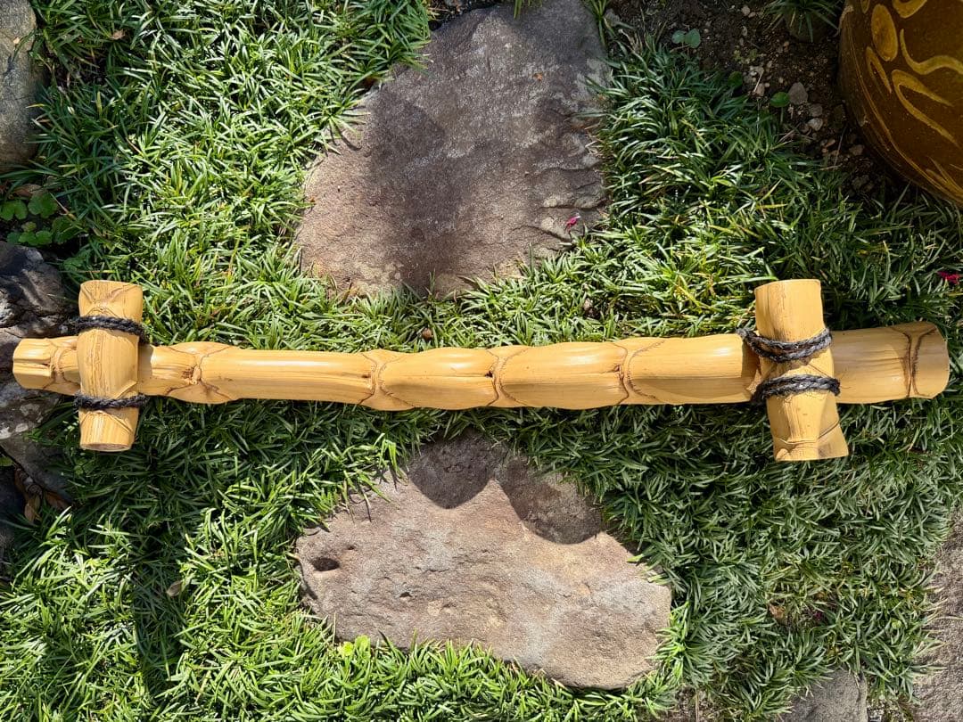 竹製　茶道具 結界（けっかい）亀甲竹結界 白竹