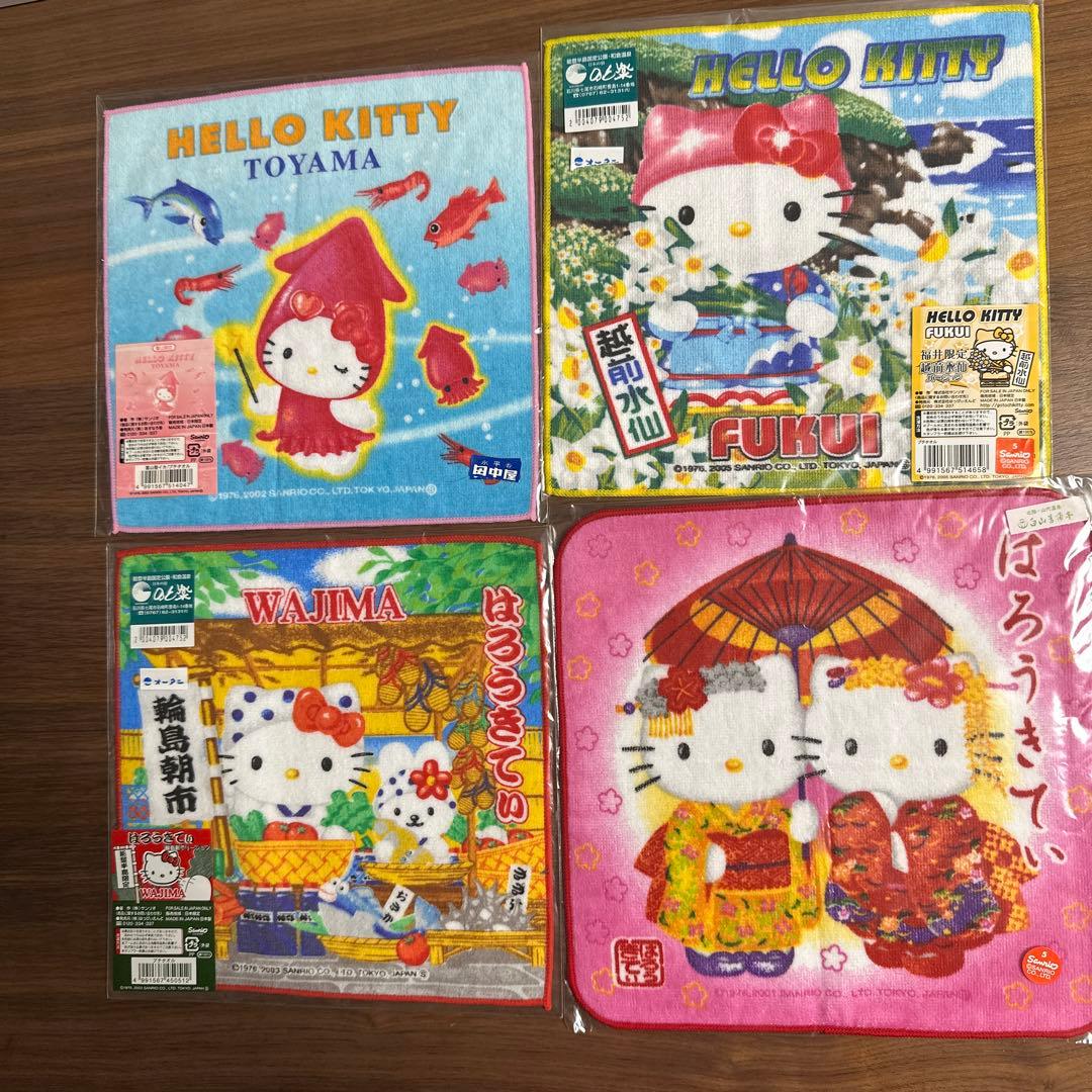 Hello Kitty ハローキティ　観光名所ハンカチセット