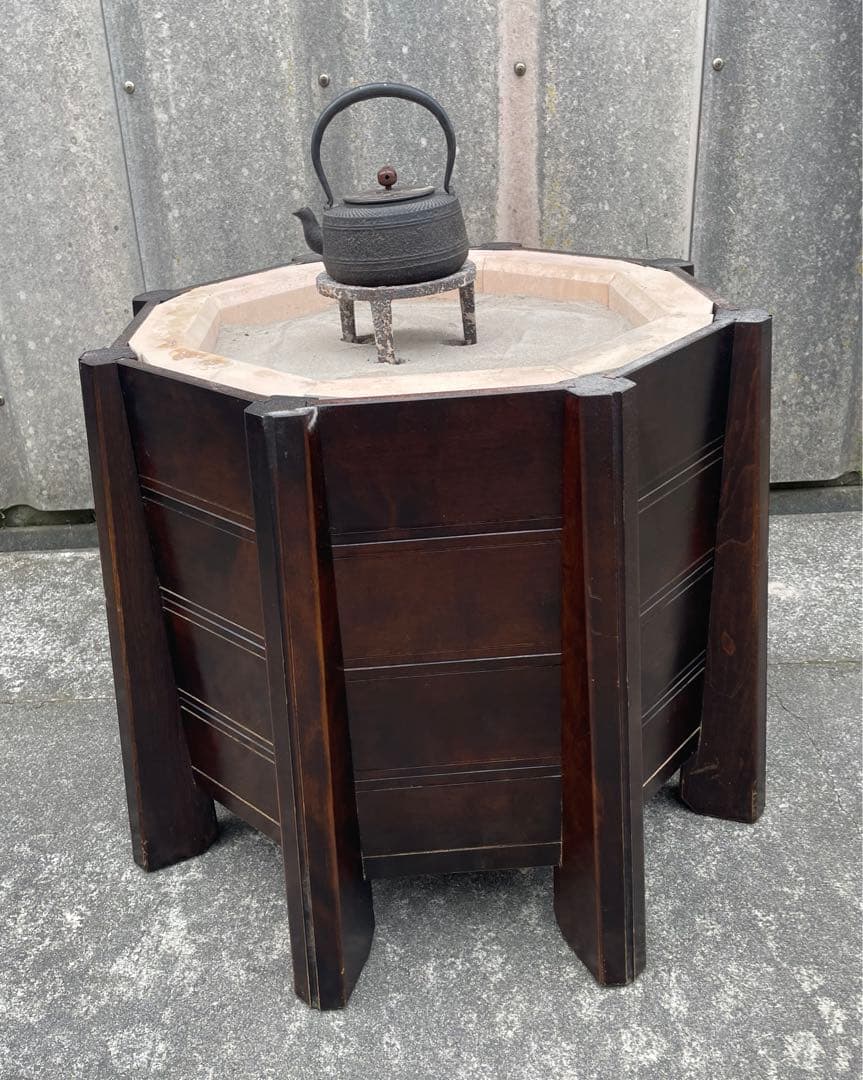 稀少/星野民藝/星野民芸/八角炉/囲炉裏/ダイニングセット/チェア/椅子/桜材