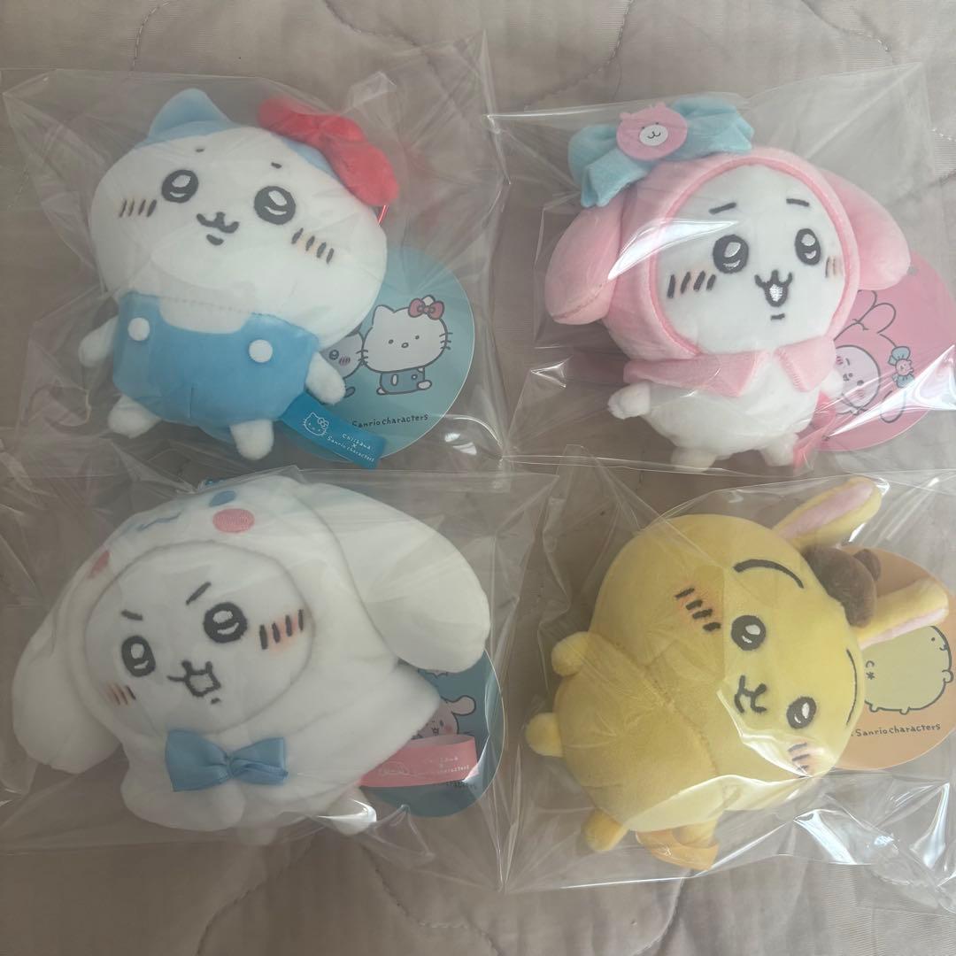 新品タグ付き ちいかわ×サンリオキャラクターズ ぷちミニマスコット