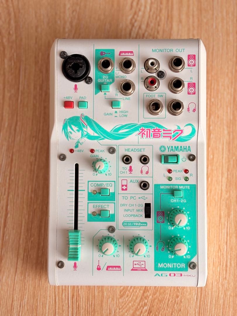 【初音ミクモデル】 AG03 オーディオミキサー ヤマハ YAMAHA