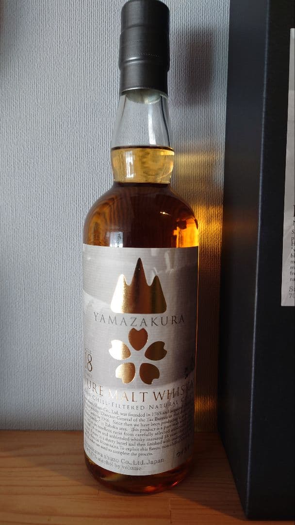 山桜　18年　笹の川酒造　 ピュアモルトウィスキー