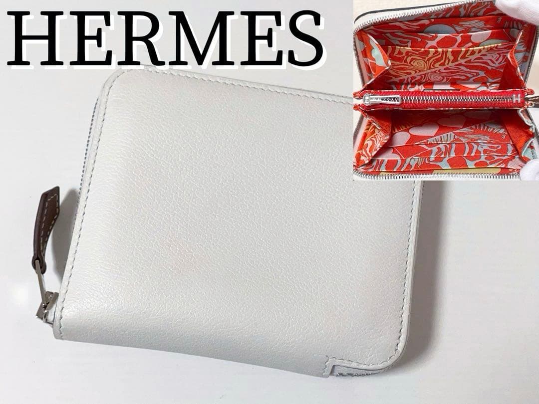 【早い者勝ち！】HERMES アザップ シルクインコンパクト ニューホワイト