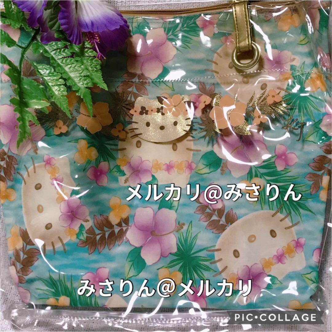 未使用近い 日焼けキティ トート バッグ 大人 2001 ヘアゴム ハローキティ