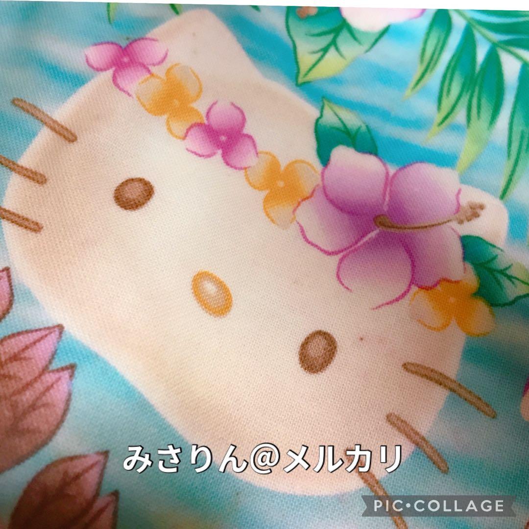 未使用近い 日焼けキティ トート バッグ 大人 2001 ヘアゴム ハローキティ