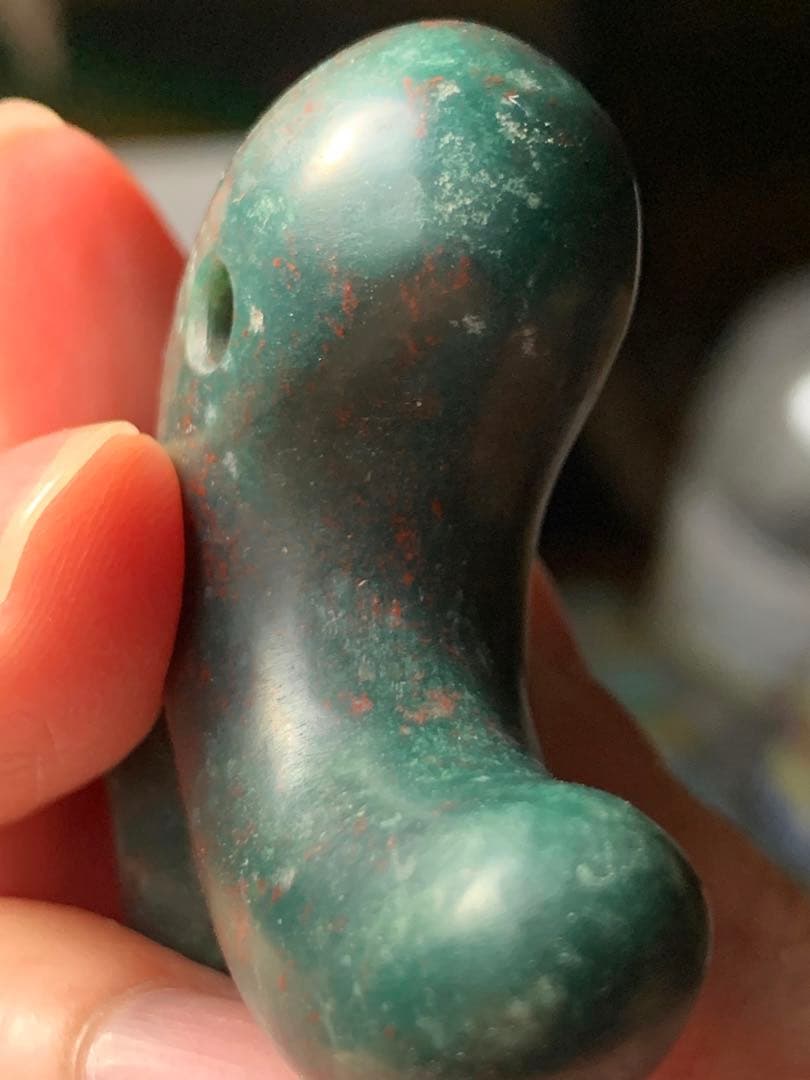 古墳期　出土　出雲石勾玉　碧玉　縄文時代　弥生　石器　土器　翡翠勾玉　根付　勾玉