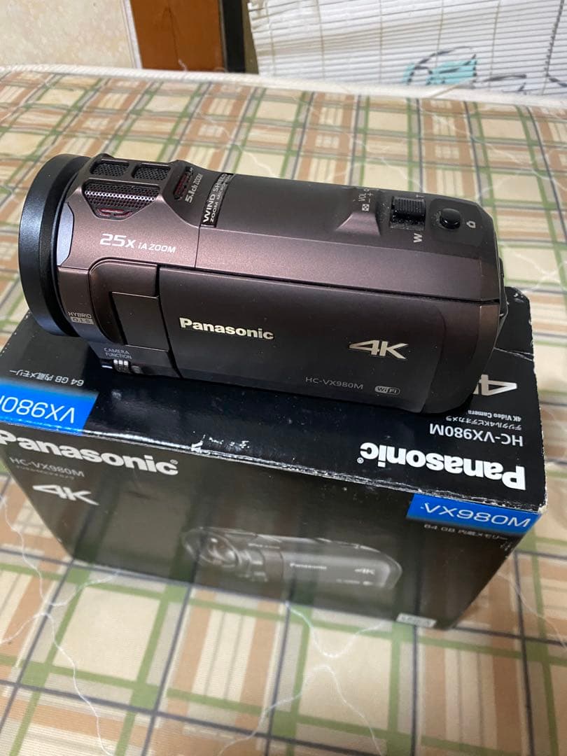 Panasonic HC-VX980M 4K ビデオカメラ　美中古