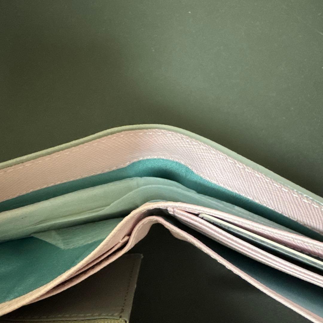 ADMJ バンダナ柄プリント　二つ折り財布