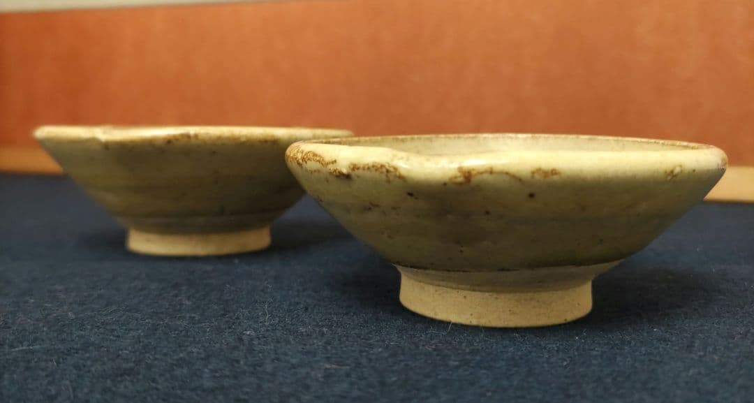 瀬戸片口盃　2個　D392