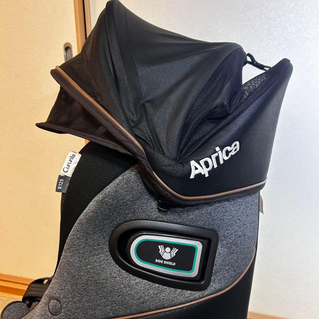 美品　Aprica アップリカ　クルリラ プロテクト　チャイルドシート　R1