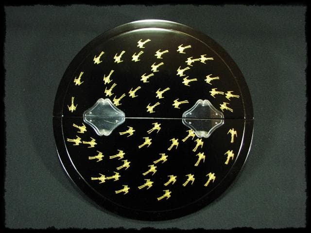 玄々斎好 浦千鳥 銀富士 金具 水指 久世宗博 茶道具 f145