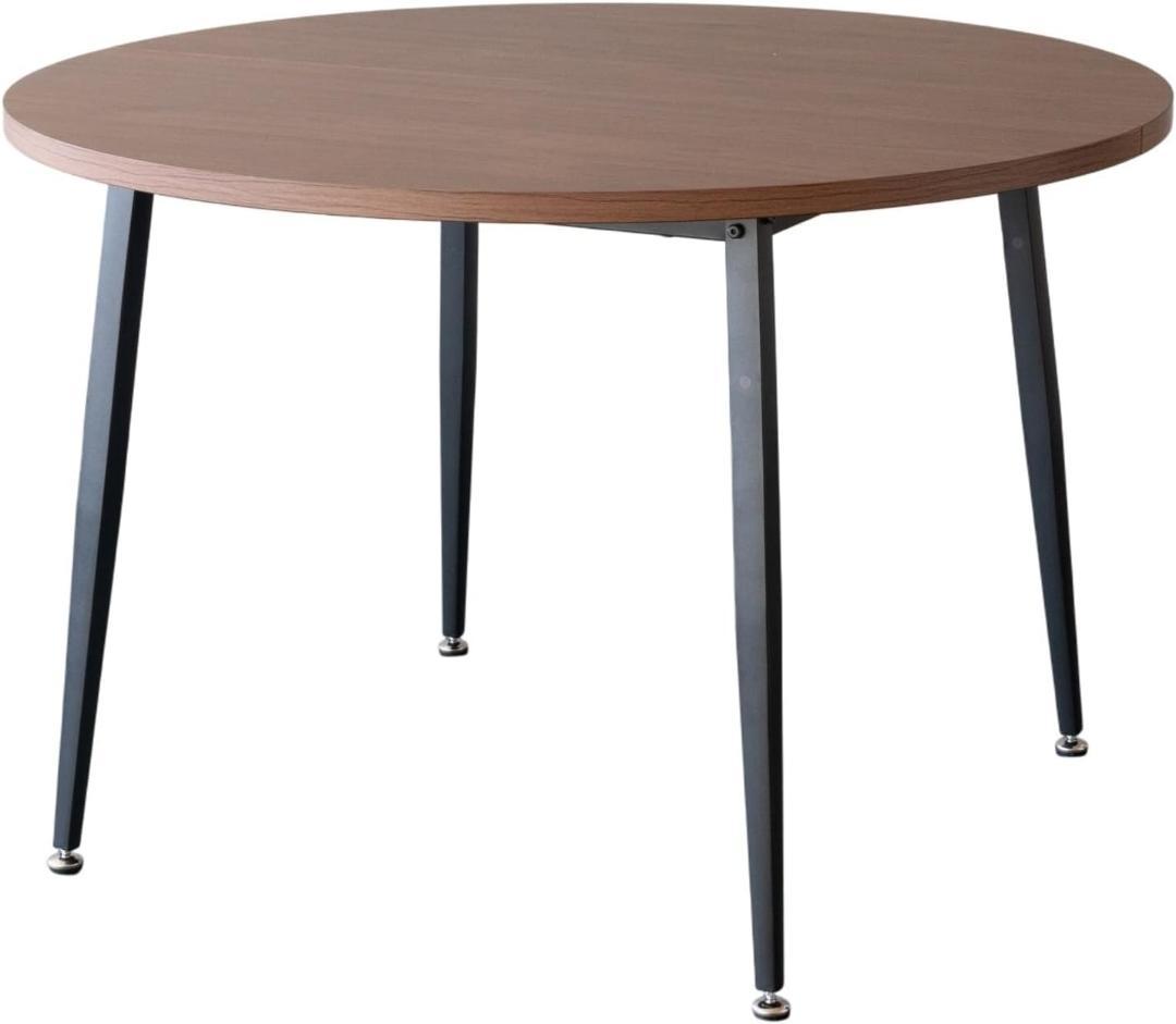 【新品未開封】 ダイニングテーブル 直径105cm 高さ70cm ブラウン