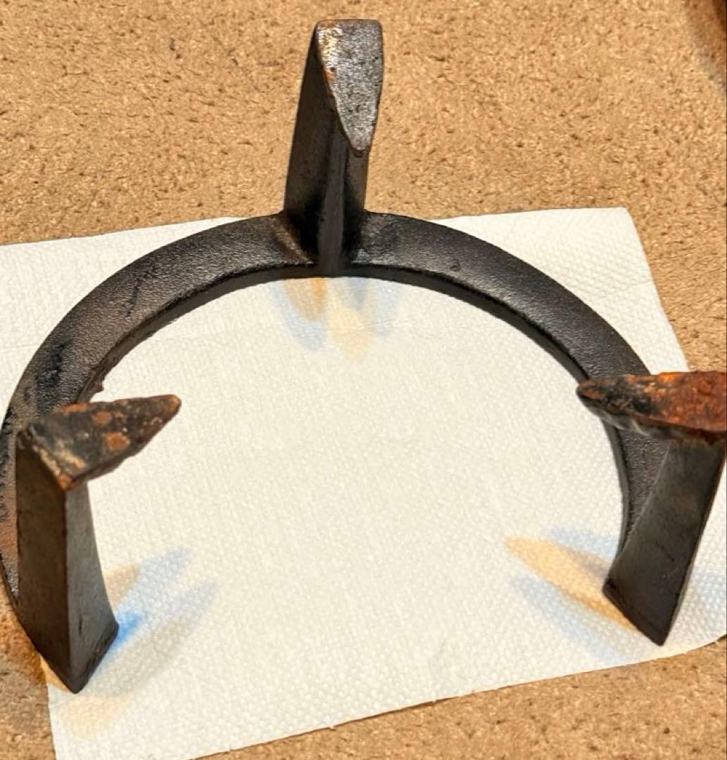 風炉、五徳、敷板　3点セット 価格見直し