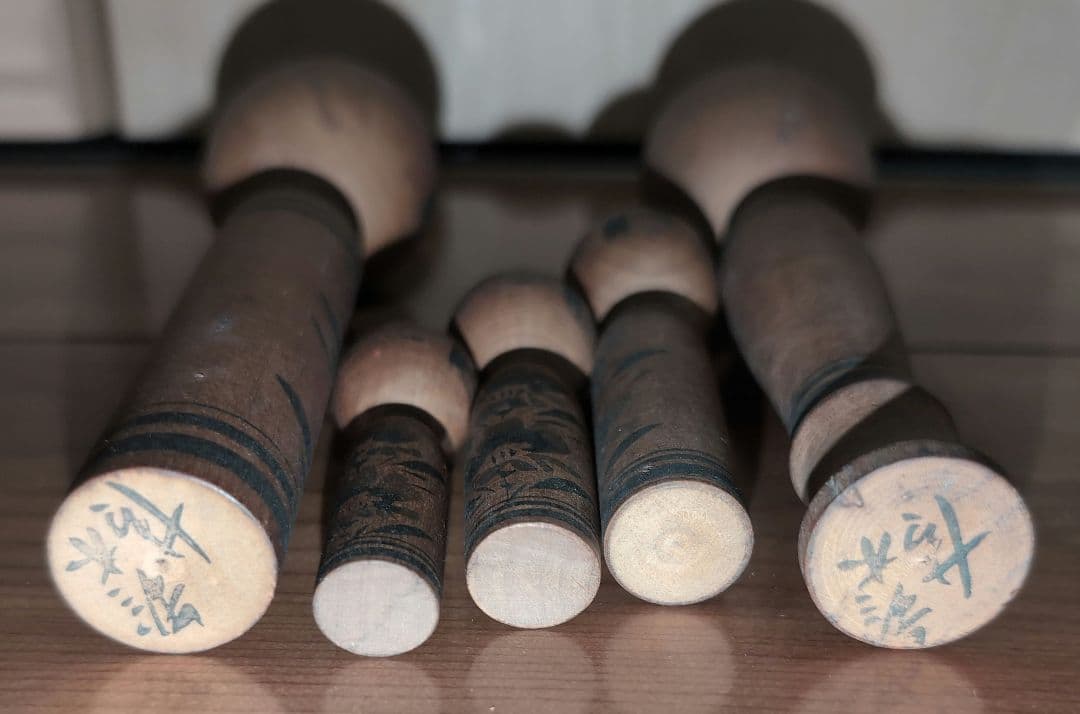 木製こけし 14体