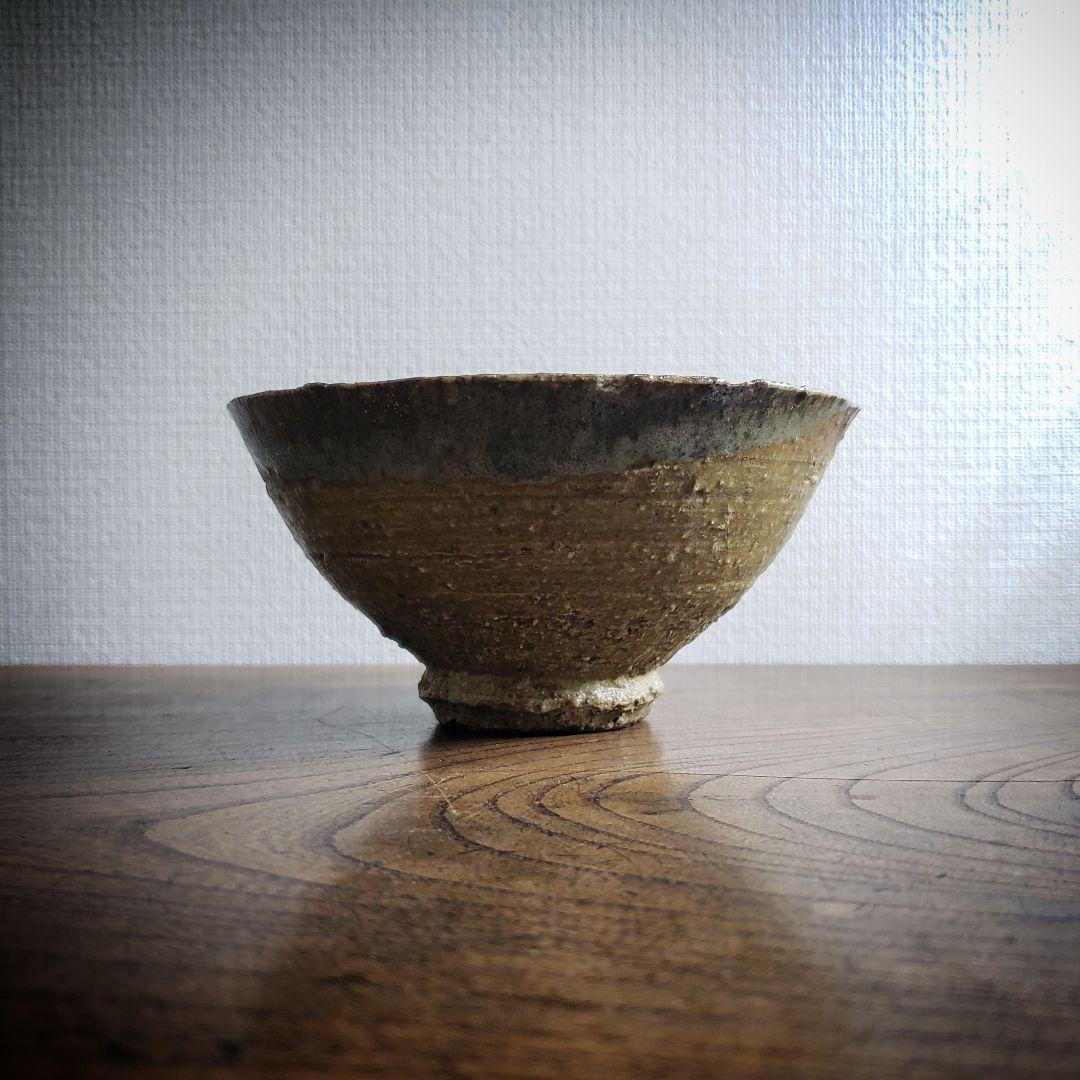 茶碗　抹茶椀　茶道具　茶器　銘　訳あり　欠け　緑　岩　鉢　丼