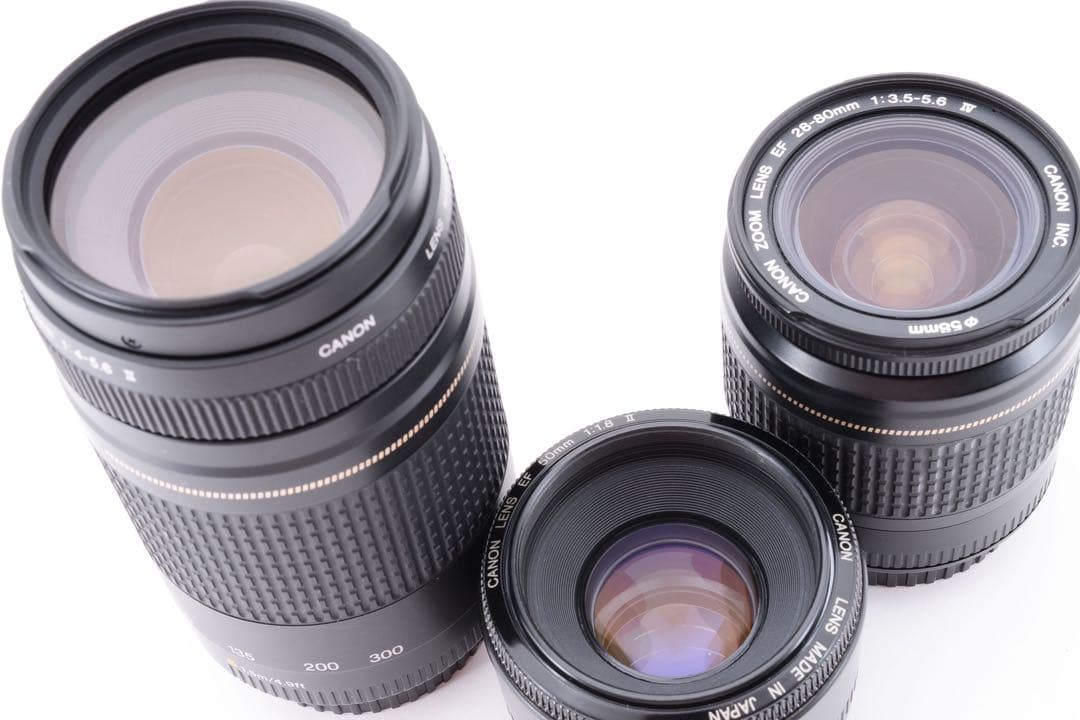 一眼レフカメラCanon EOS 5D mark III標準&望遠&単焦点セット