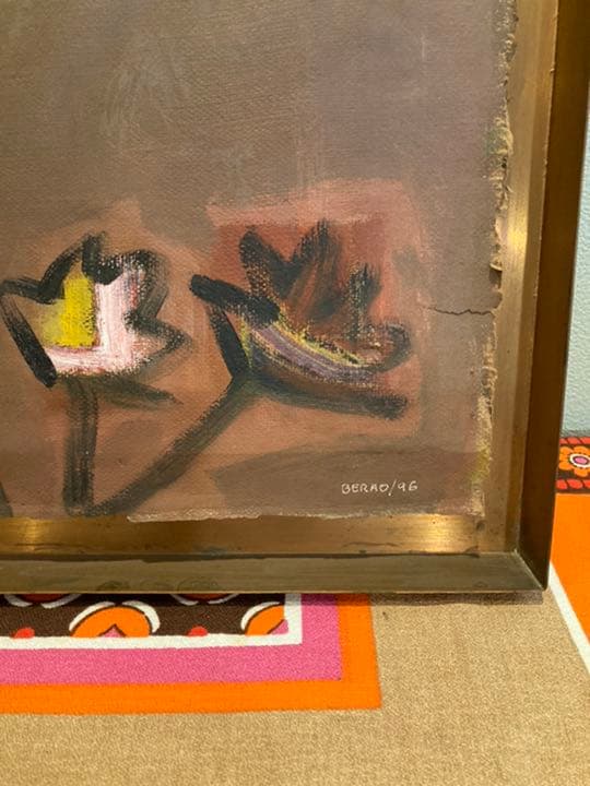 ホアキンベラオ　絵画　オイルペインティング　パステル